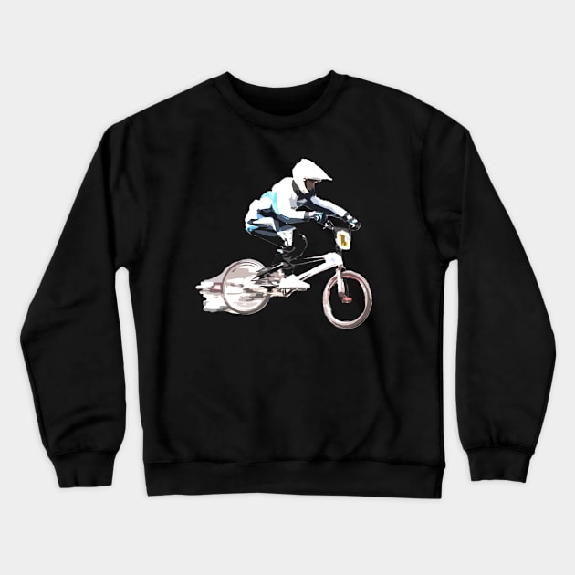 bmx Crewneck Sweatshirt by rickylabellevie